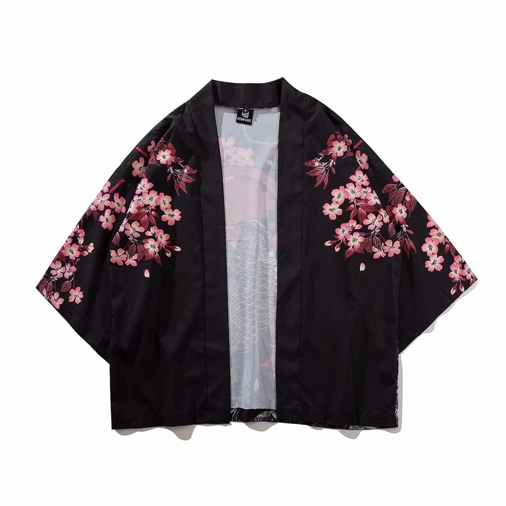 Amazon.com: MFCT Men's Lightweight Japanese Graphic Kimono